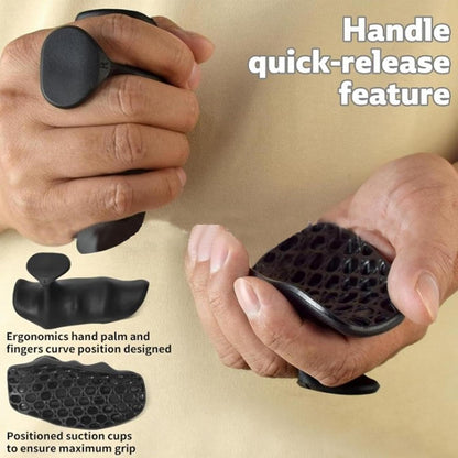Mens Weight Lifting Grips, Silicone Non Slip Gloves, Gym Hand Support, Dumbbell Gripper with Wrist Wraps, Workout Accessories, Exercise Gear for Men and Women, Black