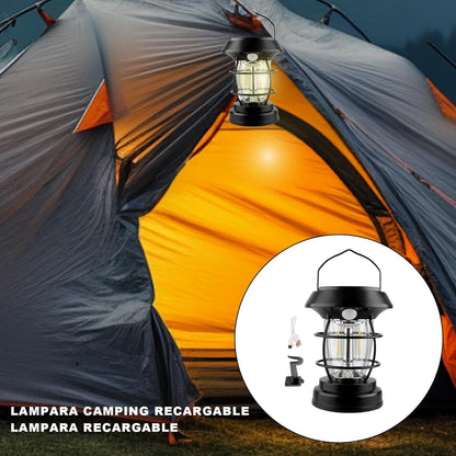 Solar Lantern, Camping Light, Portable Lantern, 4-Mode LED Flashlight, 1200mah, Smart Mode Flexibility, Waterproof Design, Ideal for Tent Gardening and Survival Use, 360g