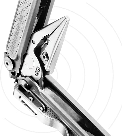 LEATHERMAN, FREE P2 Multitool with Magnetic Locking, One Size Hand Accessible Tools, Made in the USA, with Premium Nylon Sheath