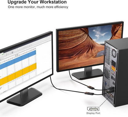 BENFEI DisplayPort to HDMI, Benfei Gold-Plated DP Display Port to HDMI Adapter (Male to Female) Compatible for Lenovo Dell HP and Other Brand