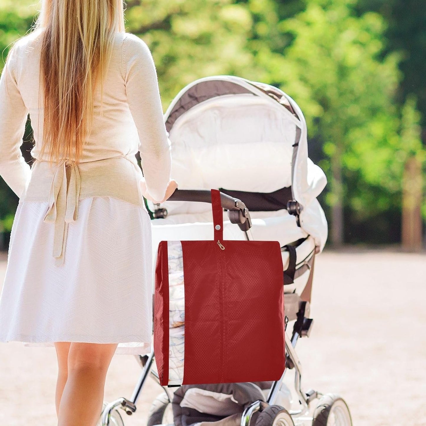 Darkred 3pcs Travel Packing Storage Bags Collapsible Bags For Closet Ziplock Bags Home Organization