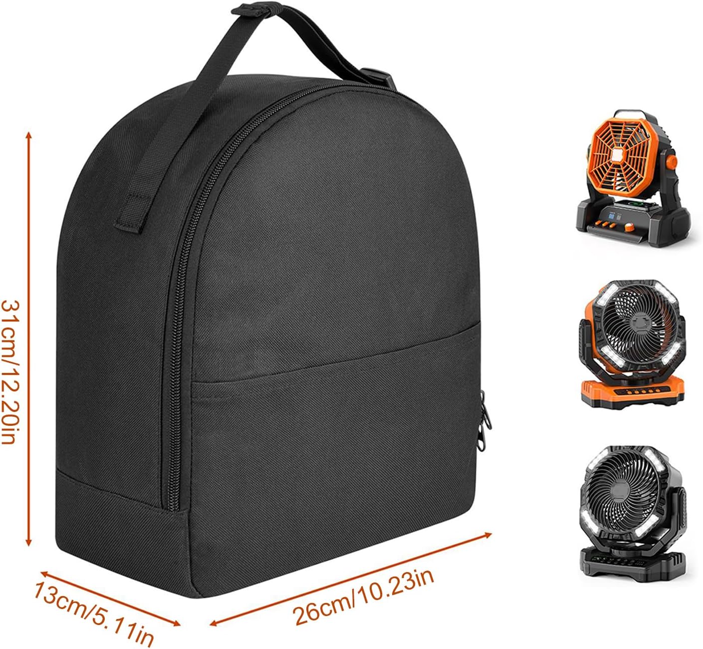 Generico Waterproof Camping Tote, Portable Storage Bag, Lightweight Bags, Compact Organizer Accessories, Ideal for Outside, Picnic, Outdoor Hiking Travel 10.24x5.12x12.2 Inch