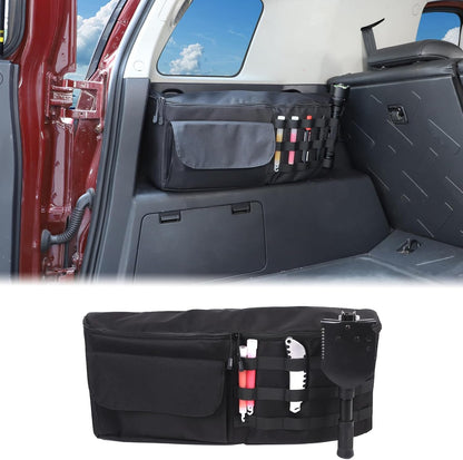 Aunginsy Car Trunk Organizer Compatible with Toyota FJ Cruiser 2007-2021 Car Trunk Storage Box Backseat Hanging Organizer Rear Left Storage Bag Organizer Multi-Compartment Oxford Cloth Accessories