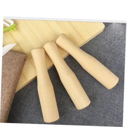 BESPORTBLE Wooden Sauerkraut Pounder and Pestle - Unfinished Wood Pounder for Crushing Garlic and Grinding in Home Kitchen - Essential Food Prep Gadget