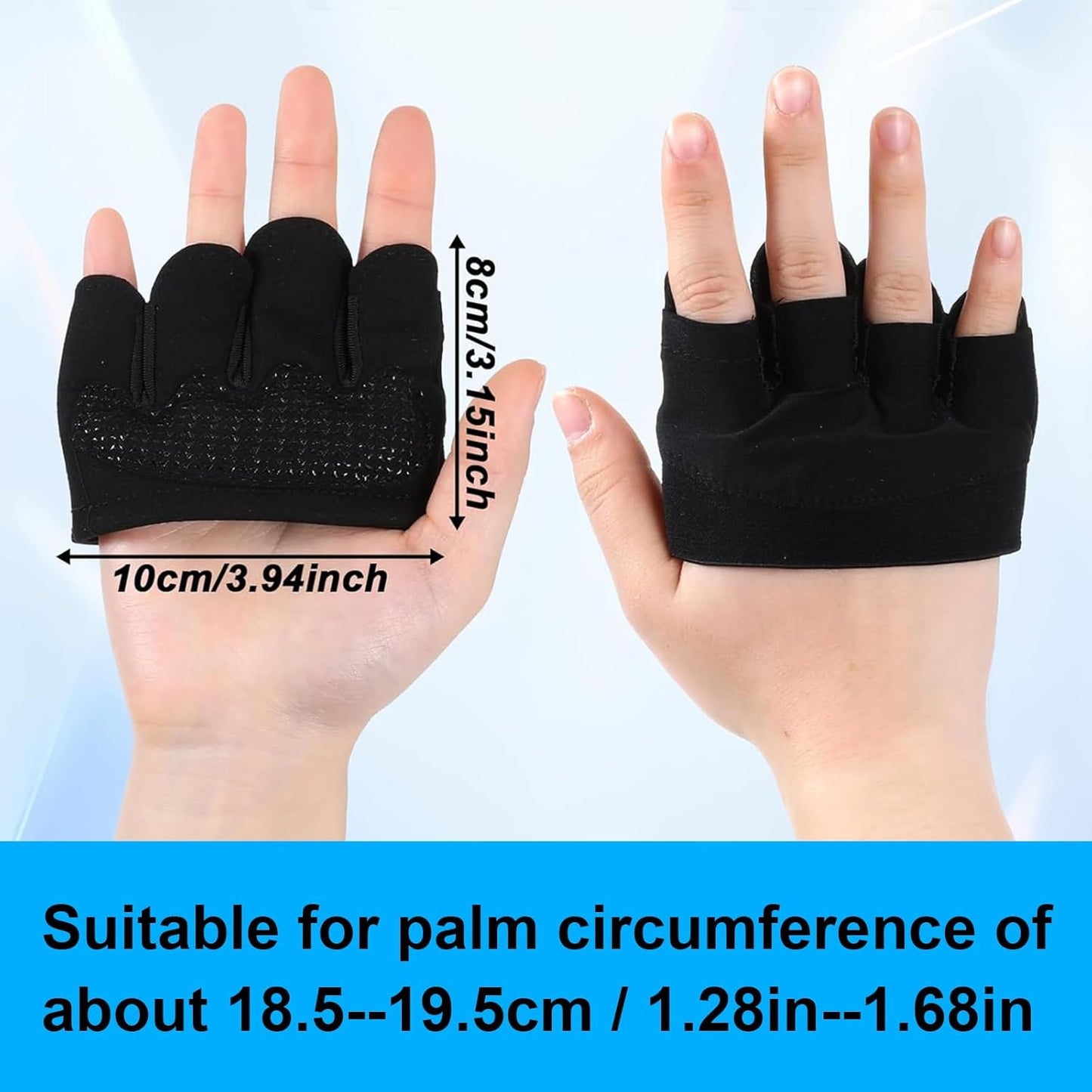 Workout Gloves Weight Lifting Gloves, Non-Slip Half Finger Workout Gloves for Gym,Portable Exercise Breathable Training for Home, Gym, Travel