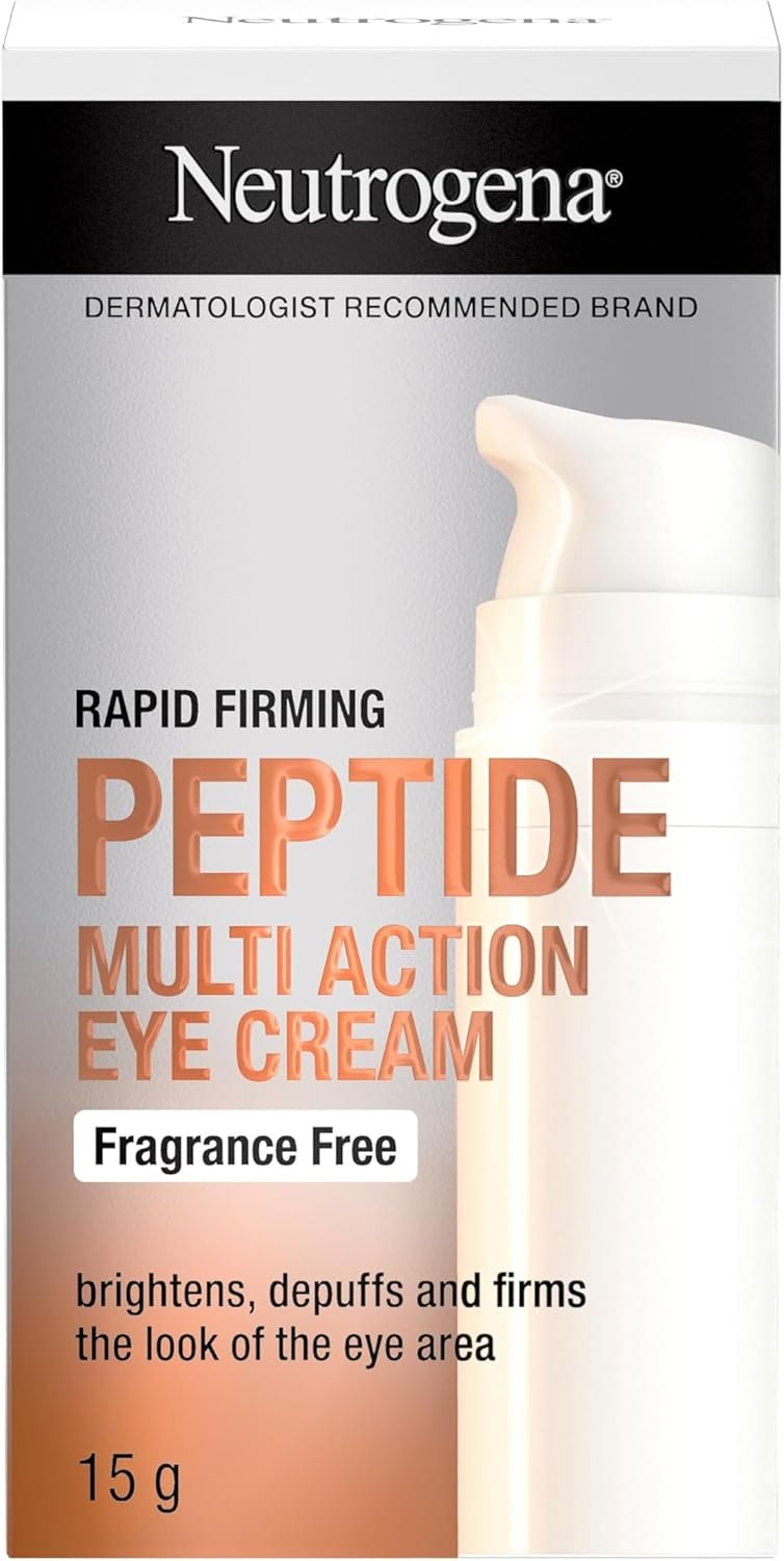 Neutrogena Rapid Firming Peptide Multi Action Eye Cream - Peptides - Dark Circles, Firm Skin, Puffy Eyes - 15 grams