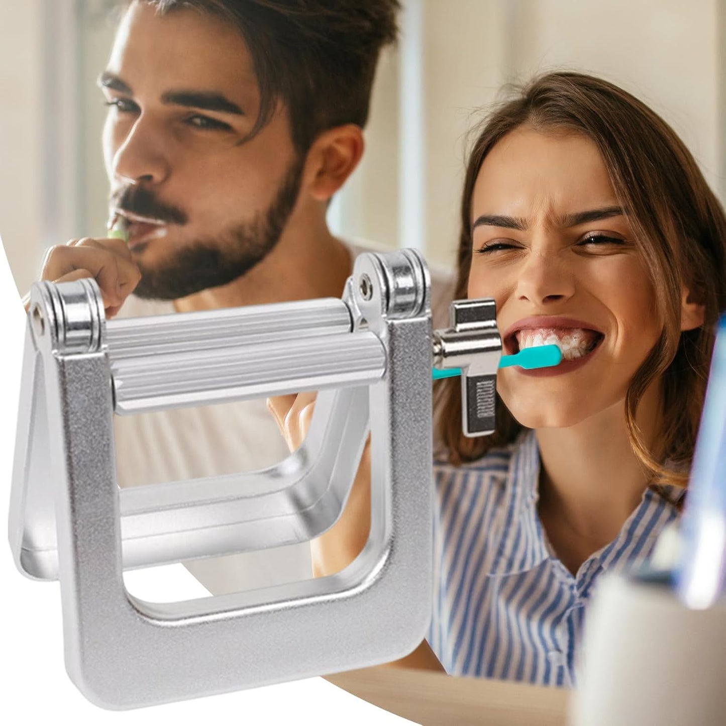 Tube Squeezer Tool - Aluminum Paint Tube Wringer - Space Saving Holder, Multifunctional Squeezing Tool for Hair Dye Ointment Salon Studio Home