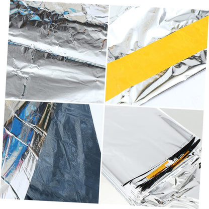 CORHAD 2pcs Disposable Emergency Shelter Tent Portable Camping Sos Survival Tent for Outdoor Use Windproof