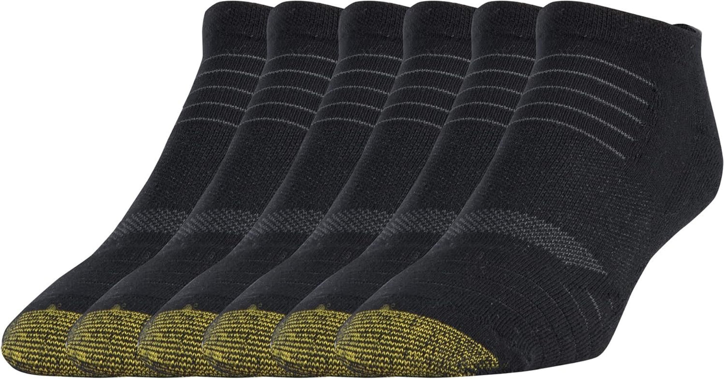 Gold Toe mens Tech No Show Socks (6 Pair Pack) Socks