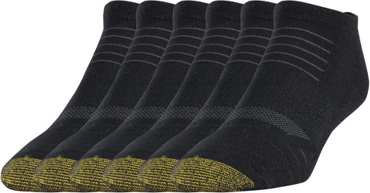 Gold Toe mens Tech No Show Socks (6 Pair Pack) Socks
