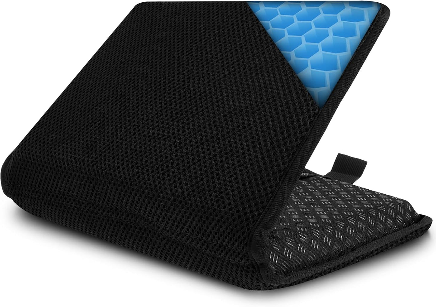 Travel Seat Cushion,Portable Airplane & Stadium Cushion,Gel Grid Design for Comfort, Foldable Cushions for Commute, Airplanes, Camping, Bleachers