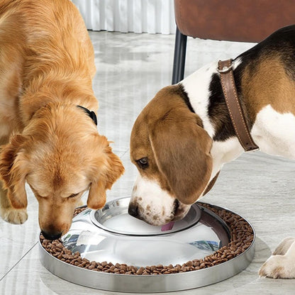 Ciotola integrata per cani con irrigazione lenta, con cuscinetto in silicone antiscivolo, ciotola per mangiare cuccioli di gattino e pollo a cubetti