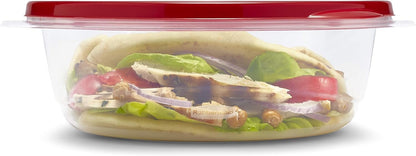 Rubbermaid TakeAlongs Food Storage Container, 5 Cup, Red