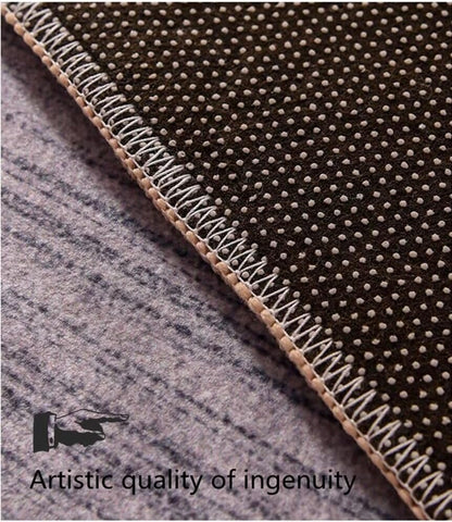 SUNYRDSM Tappeto cameretta bambina Tappeto Grande Fuzzy soggiorno tappeto grigio-blu accessori per la decorazione della casa semplice e resistente Tappeto Entrata In Casa 60X100CM