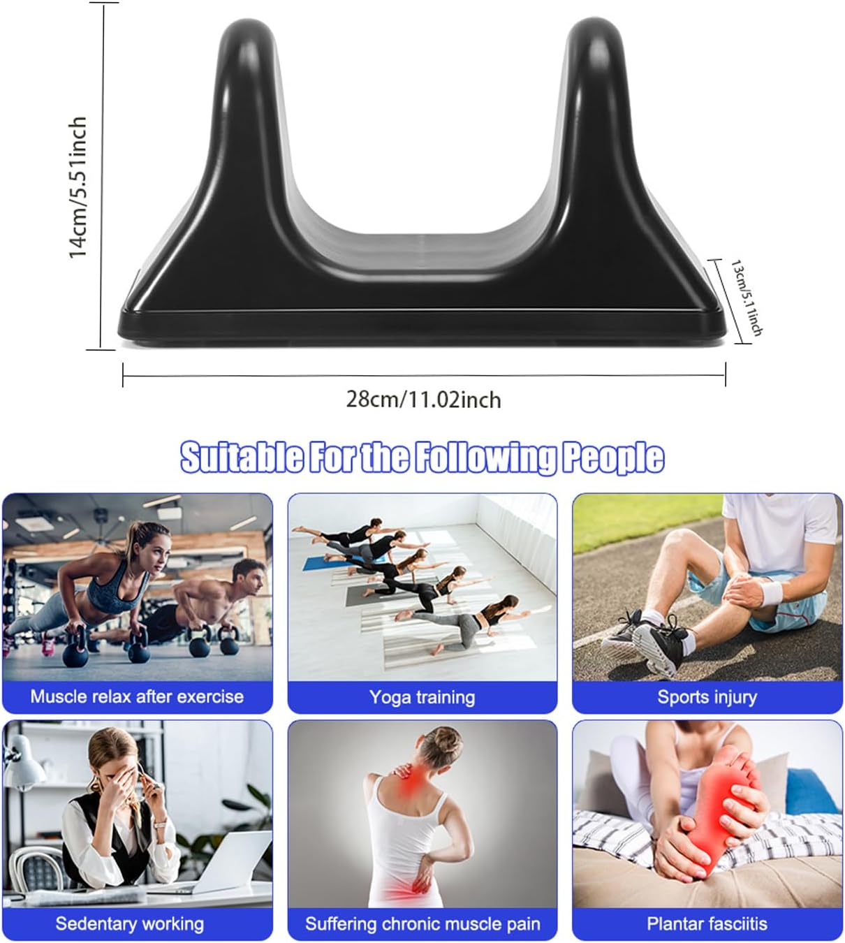 EDINNO Psoas Muscle Massager and Deep Tissue Release Tool for Back, Portable Massage Tool for Muscle Tension