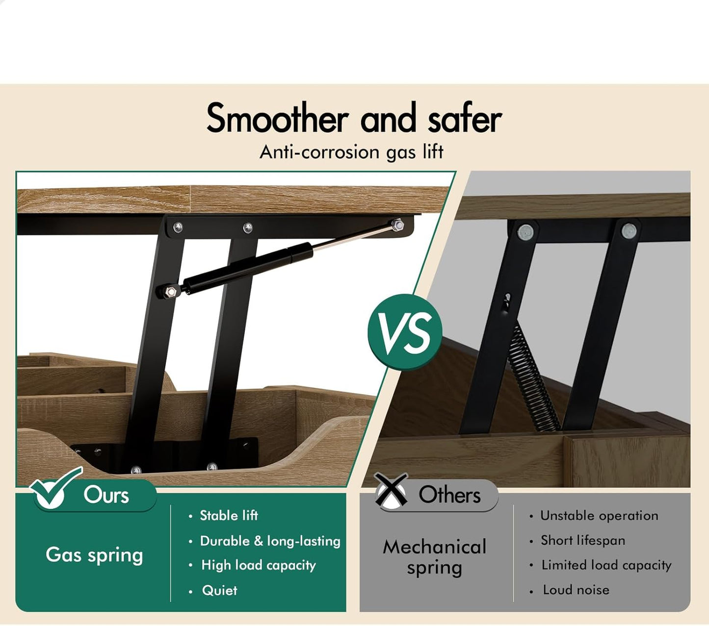 ALFORDSON Lift Top Coffee Table with Hidden Compartment and Open Shelf, Rising Tabletop Dining Table for Living Room Office Reception, Convertible Center Table, Black