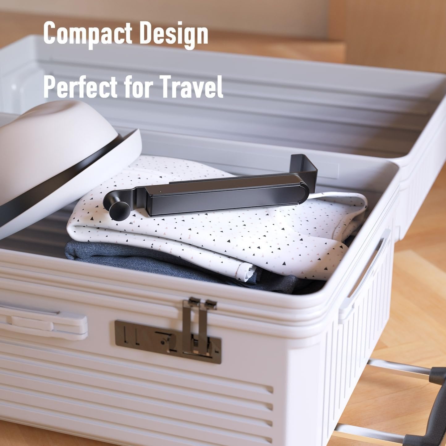 CHAUNCEY HOME Foldable Over The Door Drying Racks for Laundry, Collapsible Over Door Hooks Coat Wreath Garland Rack Clothes Hanger - Bathroom Accessories and Towel Rack Ivory White