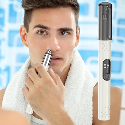 Ungtyb Nose Hair Trimmers, Rechargeable Electric Nasal Cutter, Professional Facial Hair Clipper, Precision Grooming Tool for Men & Women, Abs, PP Material, 6.06x6.69in