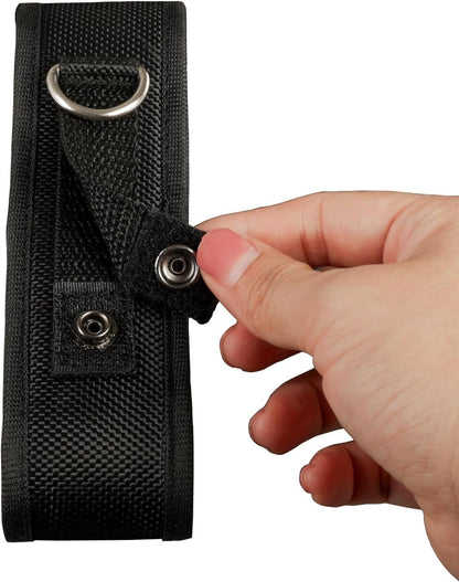 Wurkkos Flashlight Holster LED Tactical Flash Light Nylon Pouch Holder Belt Adjustable Heavy Duty Flashlight Carry Case 5.5"x1.2" for TD04/FC11/HD15/TS21/HD20/FC12(Flashlight not Included)
