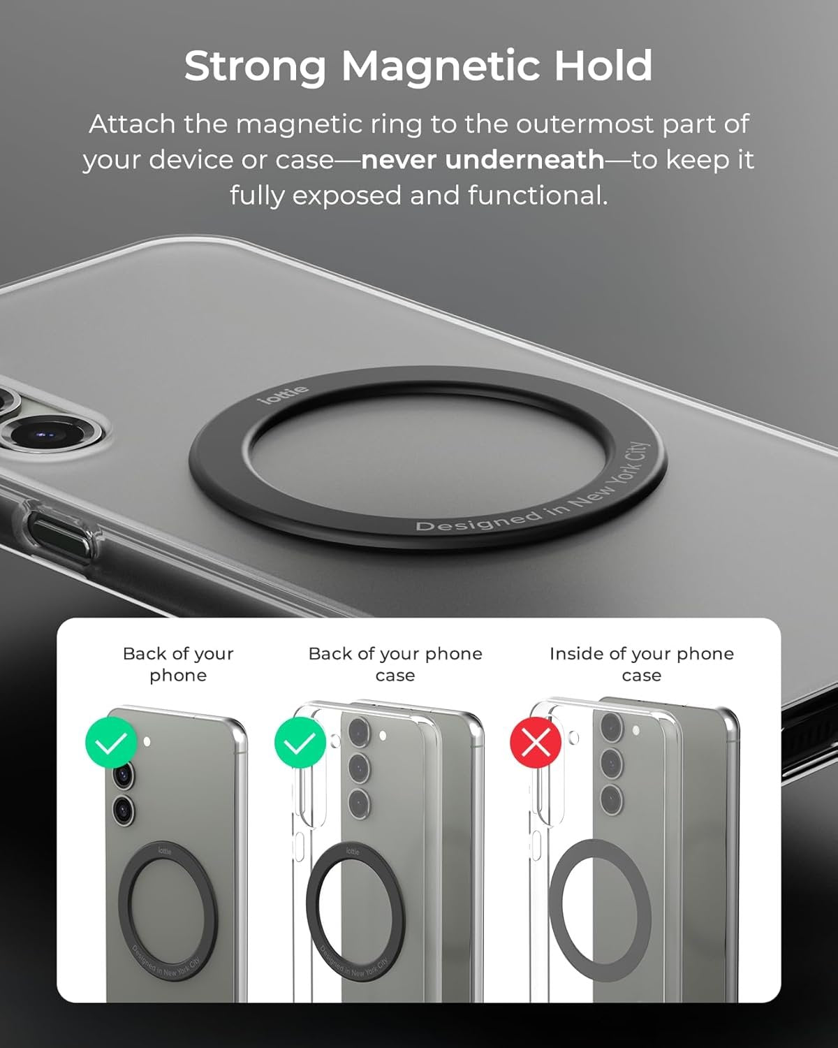 iOttie Velox Magnetic Car Mount Air Vent Phone Holder - Compatible With MagSafe iPhones Including 12, 13, 14, Pro, Pro Max, Mini, and Plus Models