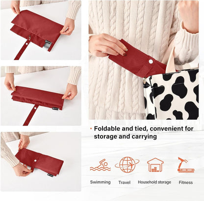 Darkred 3pcs Travel Packing Storage Bags Collapsible Bags For Closet Ziplock Bags Home Organization