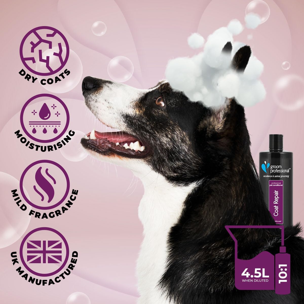 Groom Professional Dog Grooming Coat Repair Conditioner 450ml