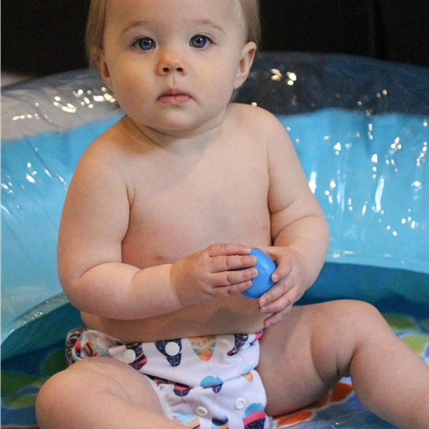 Babygoal Baby Reuseable Washable and Adjustable for,Outdoor Activities and Daily Use,Swim Lessons for Babies 0-8 Months,3SD31-CA