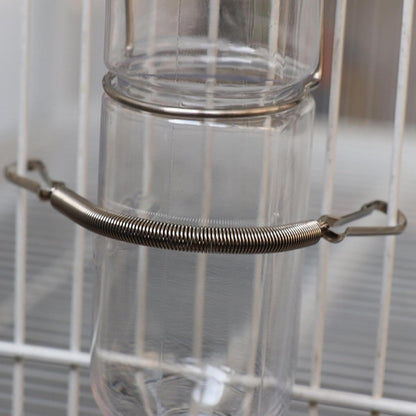 Water Bottle Spring Clip | Replacement Springs With 2 Clips | Stainless Steel Spring Fastening Water, Drinking Bottle for Hamster Water Bottle Spring Clip Feeding and Watering Supplies