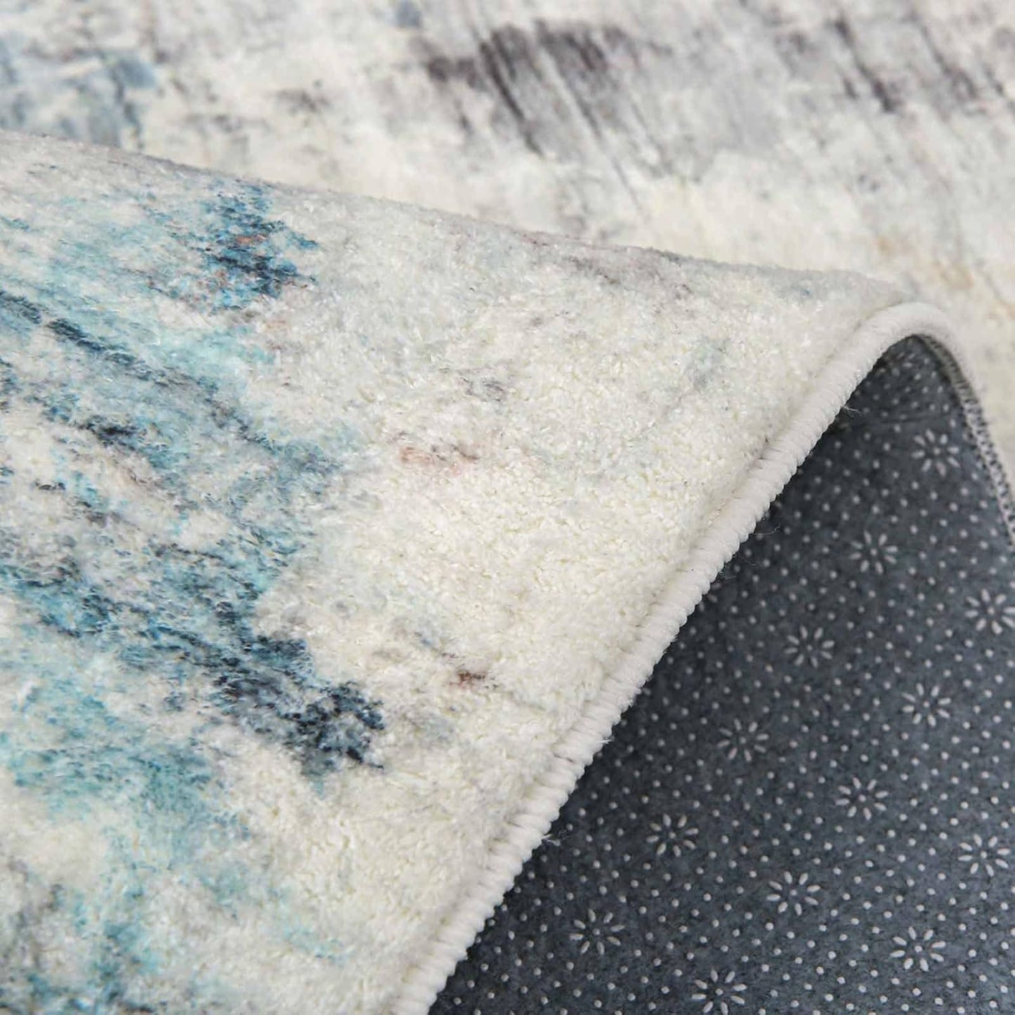 Cinknots Area Rugs, Modern Soft Abstract Rugs for Living Room, Bedroom, Kitchen, Dining Room, Medium Pile Home Decor Carpet Floor Mat (Grey 9, 80 * 120CM)
