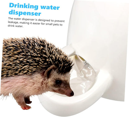 ERINGOGO 3Pcs Small Animal Feeding and Watering Set Durable Food Feeder Water Bottle for Hedgehog
