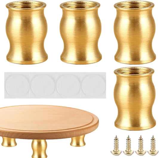 Generico Gambe In Legno Per Mobili, Gambe Per Divano, Supporto Antiscivolo Moderno Con Protezione Per Pavimenti In Legno – Per Tavoli, Letti, Scrivanie E Armadi