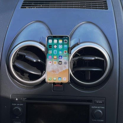 Autophoton Phone Holder For Qashqai J10 2006-2013 Cell Phone Holder with Air Vent Clip (Black)