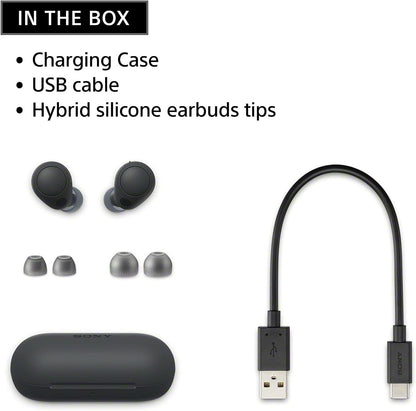 Sony WF-C700N Truly Wireless Noise Cancelling in-Ear Bluetooth Earbud Headphones with Mic and IPX4 Water Resistance, Black