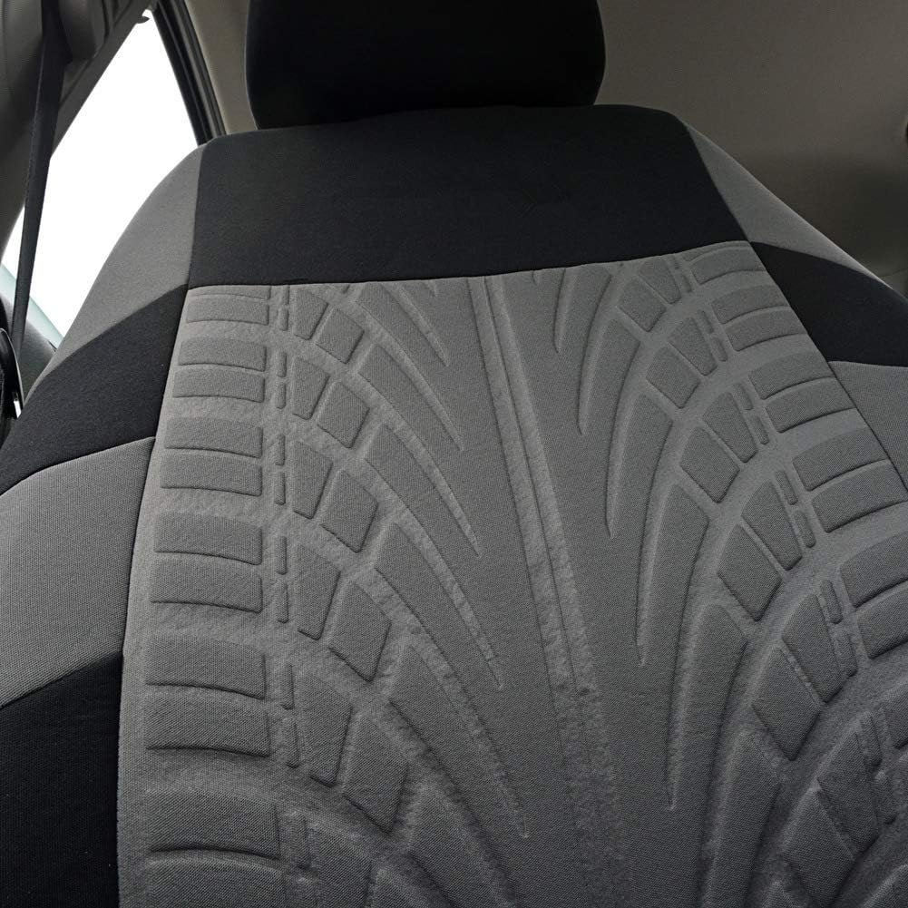 AYBEN Front Car Seat Covers, for Suzuki Jimny 2019-2023 2024 Seat Cover Set for Driver and Passenger, Interior Car Accessories, B Grey