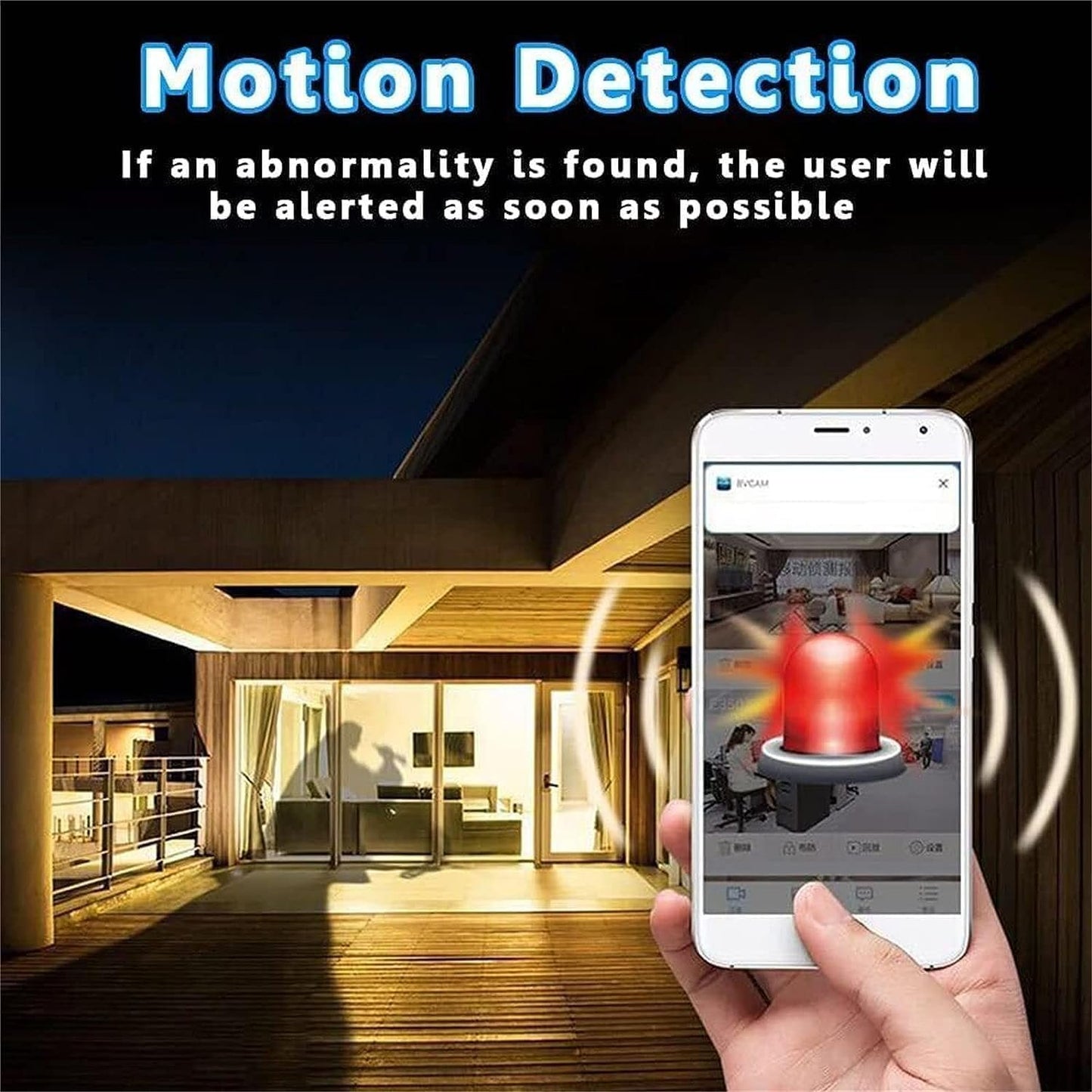 Suonady-Spy Focus Magnetic Mini Security Camera 3pack Mini Surveillanc Camer WiFi Wireless Small Security Camera for Home Indoor/Outdoor Black