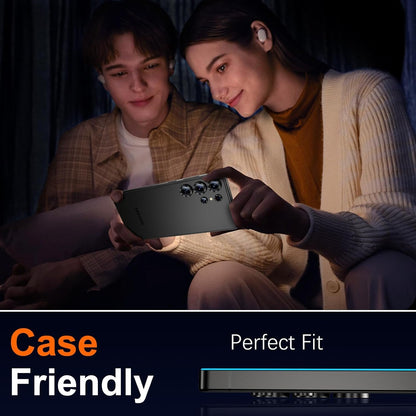 [3 Pack] UniqueMe Screen Protector Compatible for Samsung Galaxy S25 Ultra Tempered Glass HD Clear Screen Protector with Easy Installation Frame, 9H Hardness Anti Scratch Bubble Free