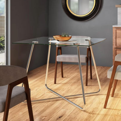 STONELITE FURNITURE 36" Square Tempered Glass Table Top - 1/4" Thick - Perfect for Coffee, Dining & Patio Tables - Office & Home Use