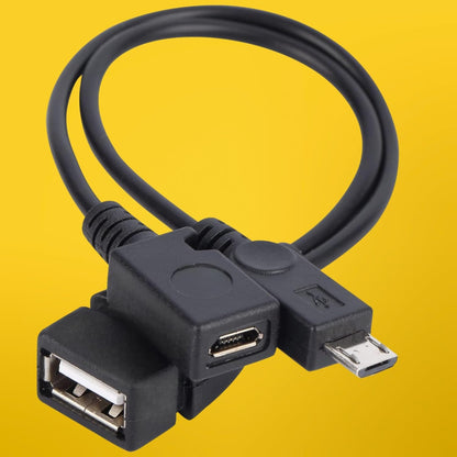 TV xStream [2 Pack] OTG Cable Adapter, 2-1 USB Cable for Firesticks 4K/4K Max/Cube/lite/2nd Gen Fire Stick Storage Expansion, Ethernet USB Port, Micro Power Connection