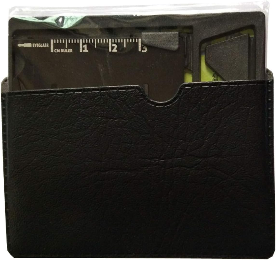 Multi-Function Credit Card Tool and Key-Ring Tool Set Sleek Minimalist Stainless Steel Wallet Card Hand Tools Multi Tools Bottle Opener kit