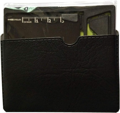 Multi-Function Credit Card Tool and Key-Ring Tool Set Sleek Minimalist Stainless Steel Wallet Card Hand Tools Multi Tools Bottle Opener kit