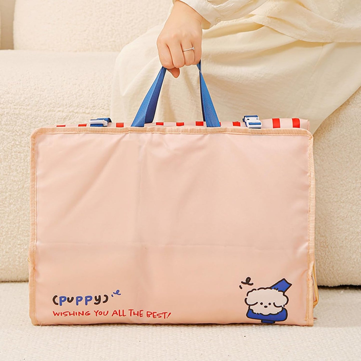 Underwear Travel Bag with Zipper Compartments, Foldable Bra Organizer Case for Efficient Packing, Lightweight Storage Pouch Closet, Dorm, Hotel, and Everyday Travel Essentials