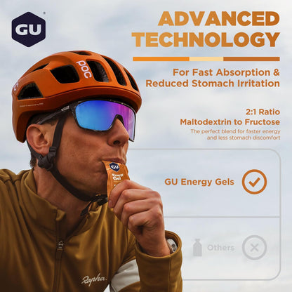 GU Energy - Energy Gels - Salted Caramel (with caffeine)