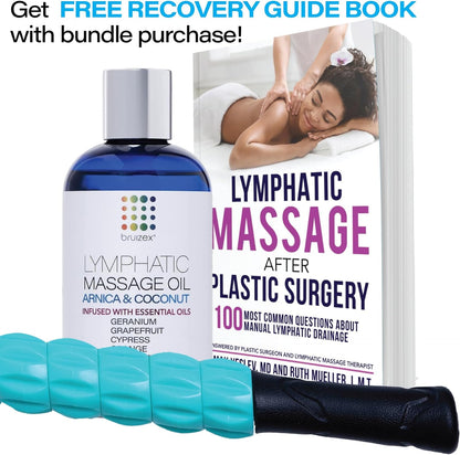 Liposuction Massager Roller for Lymphatic Massage and Drainage I Post Surgery Recovery After 360 Lipo, Tummy Tuck, BBL I Works with lipofoam, Foam Pads, Compression Garment, Pillow, Faja by Bruizex