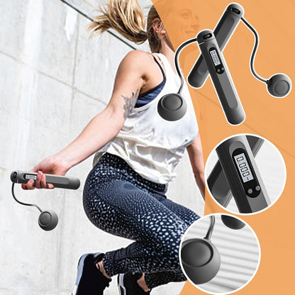 Cordless Jump Rope, Adjustable Fitness Trainer, Non-Slip Handle Workout Tool, 15.3x2.8cm Tangle- Exercise Gear for Home, Gym, Travel, Cardio Training Jump Rope