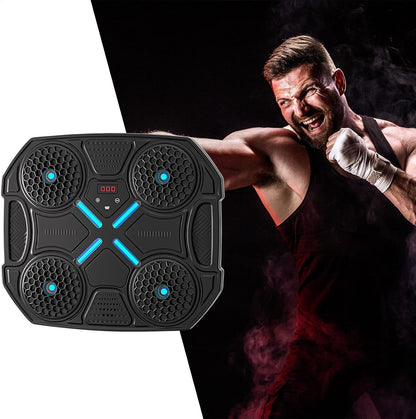 Attrezzatura da boxe high-tech, Allenatore di punzonatura integrato con musica, Punzonatrice per fitness, di boxe intelligente con guanti, Macchina da boxe con display musicale, Punzonatrice