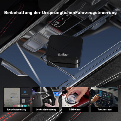 MMB Wireless CarPlay/Android Car Adapter Wireless 2 in 1 Converts Wired to Wireless Compatible with iOS 10+ and Android 11.0+, for Vehicles with Carplay/Android Car Wired