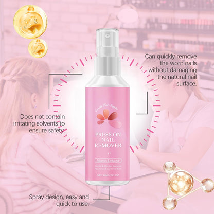 Nail Care Oil and Nail Remover, Nail Remover and Nail Oil for Nail Care, Remove Gel Nails Easily, Smoothes and Strengthens Nourishing Nails