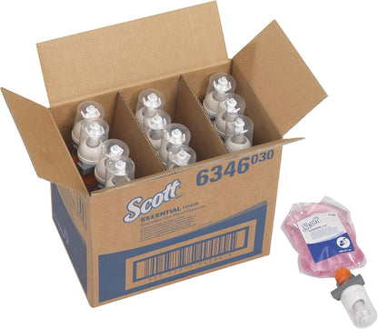 Scott Essential 6346 Daily Foam Hand Wash Pink 12 x 200ml (Total 3ml)