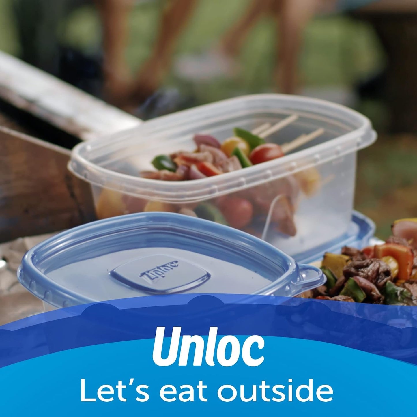 Ziploc Food Storage Meal Prep Containers Reusable for Kitchen Organization, Smart Snap Technology, Dishwasher Safe, Mini Square, 8 Count