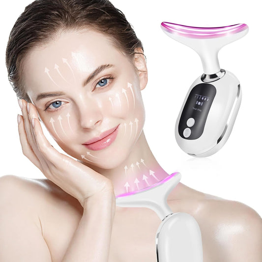 Face Firming Device for Neck Face, 4 Modes Face Lifting Device, 3 in 1 Portable Face Massager for Lifts and Tightens Skin, Skin Care, Neck Care, Firm Smooth